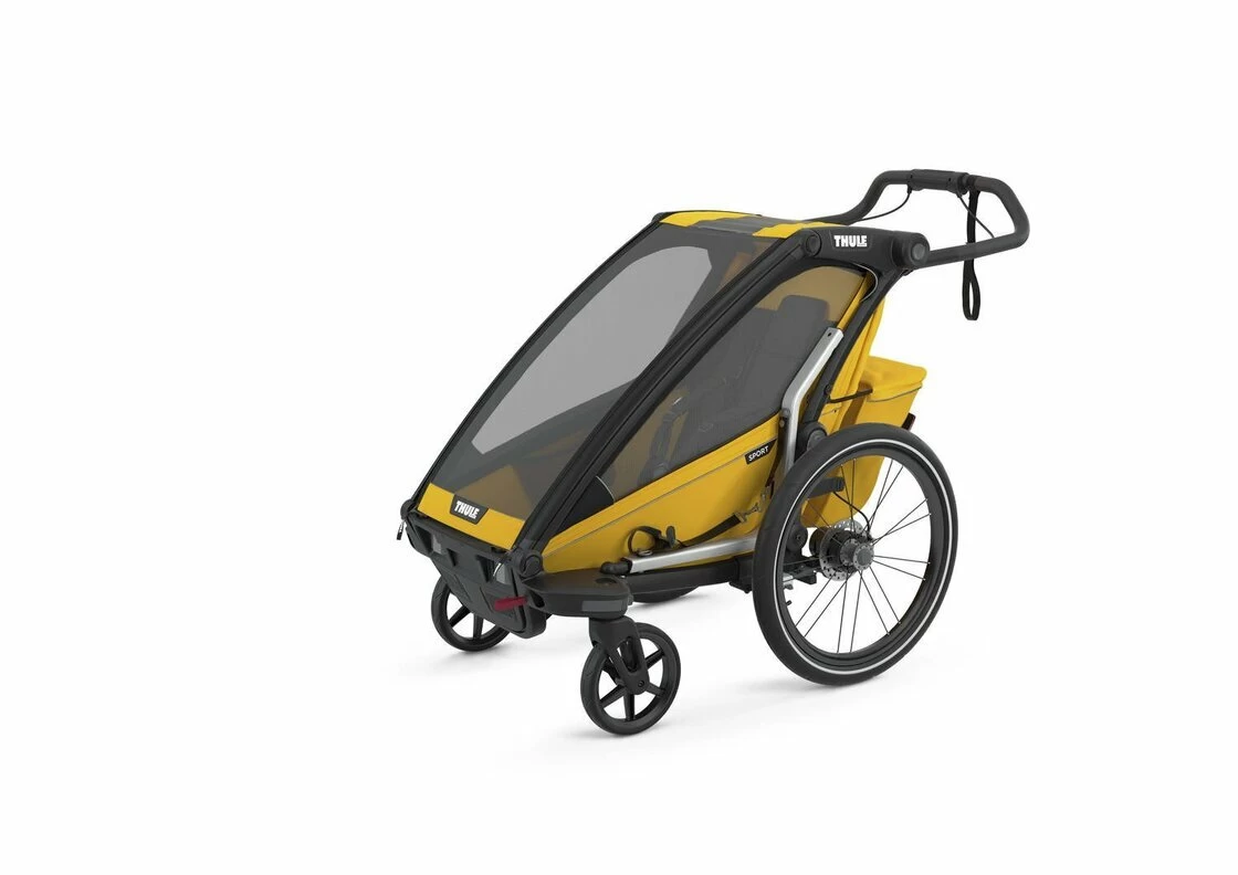 Przyczepka rowerowa dla dziecka THULE Chariot Sport 1 Midnight Black