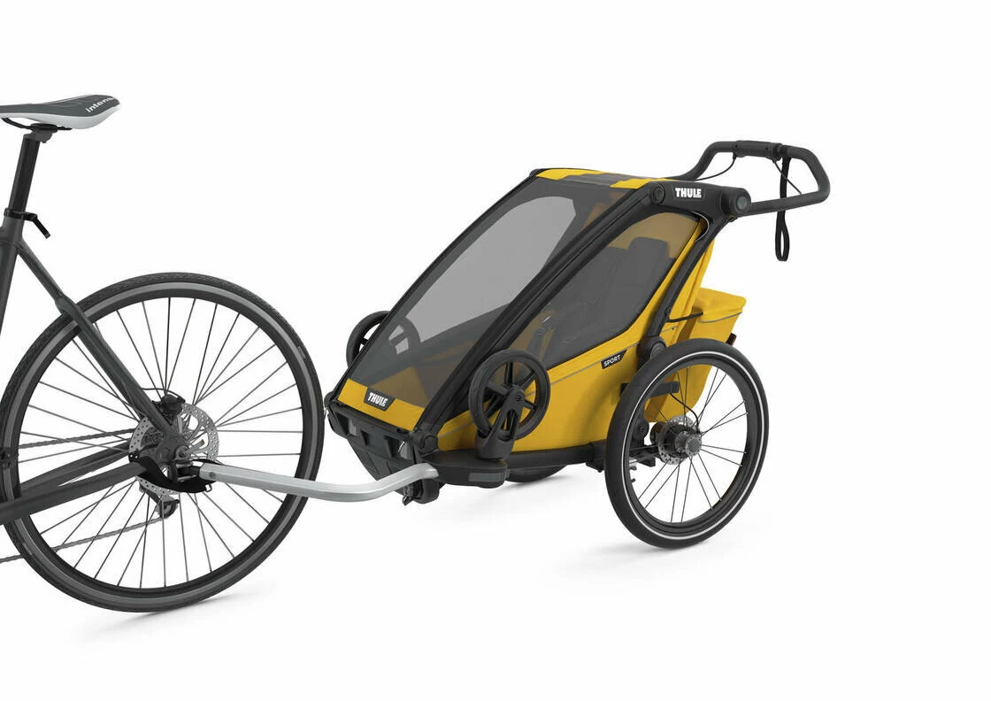 Przyczepka rowerowa dla dziecka THULE Chariot Sport 1 Midnight Black