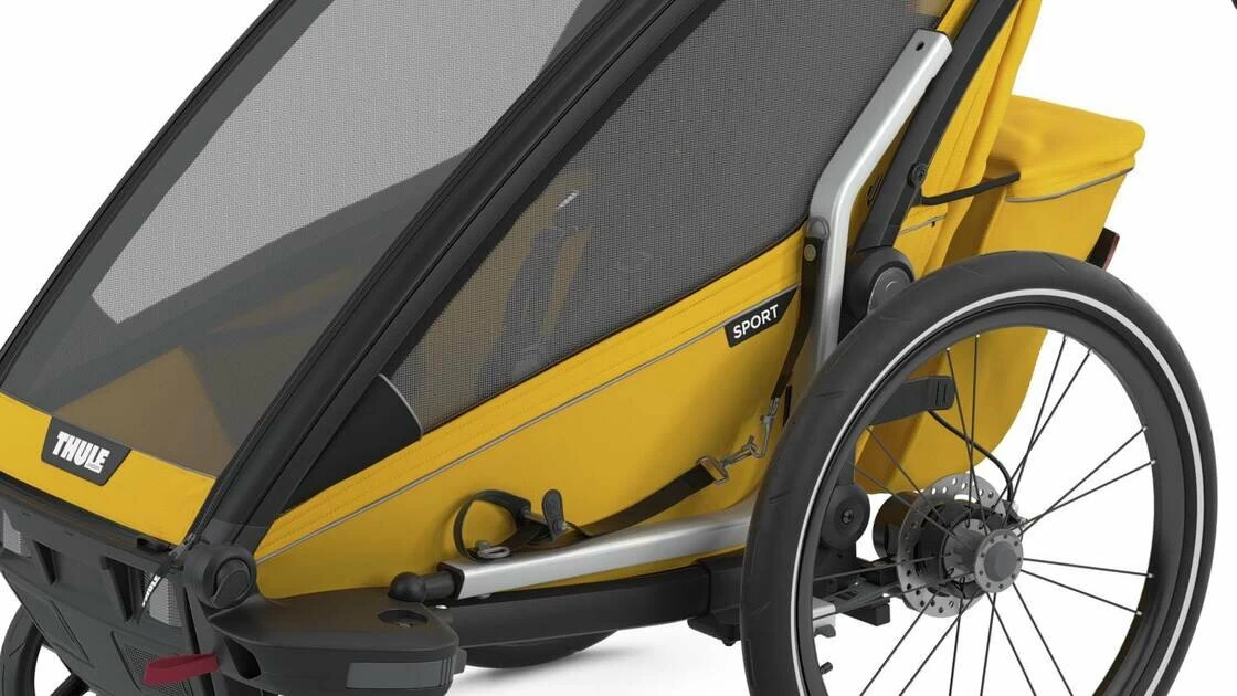 Przyczepka rowerowa dla dziecka THULE Chariot Sport 1 Midnight Black