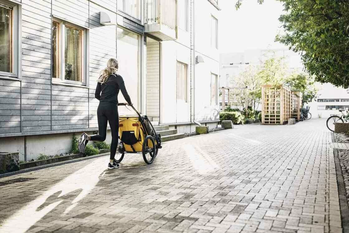 Przyczepka rowerowa dla dziecka THULE Chariot Sport 1 Midnight Black
