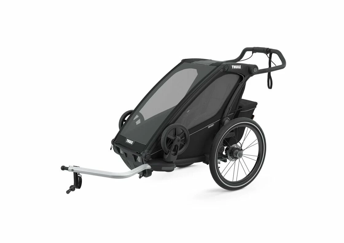 Przyczepka rowerowa dla dziecka THULE Chariot Sport 1 Midnight Black