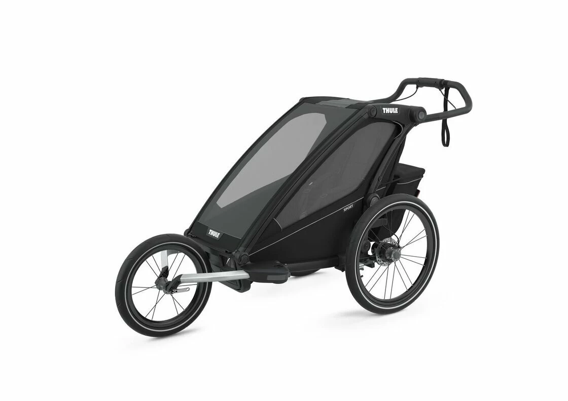 Przyczepka rowerowa dla dziecka THULE Chariot Sport 1 Midnight Black