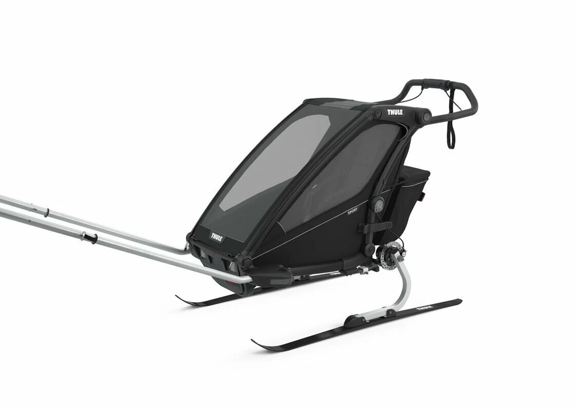 Przyczepka rowerowa dla dziecka THULE Chariot Sport 1 Midnight Black