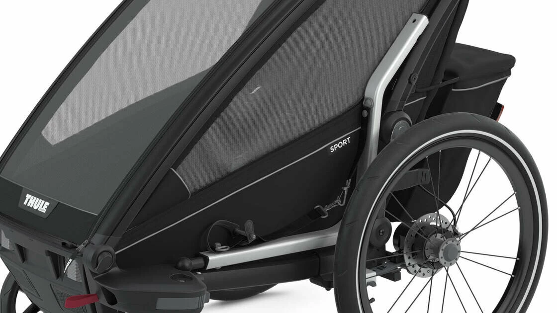 Przyczepka rowerowa dla dziecka THULE Chariot Sport 1 Midnight Black