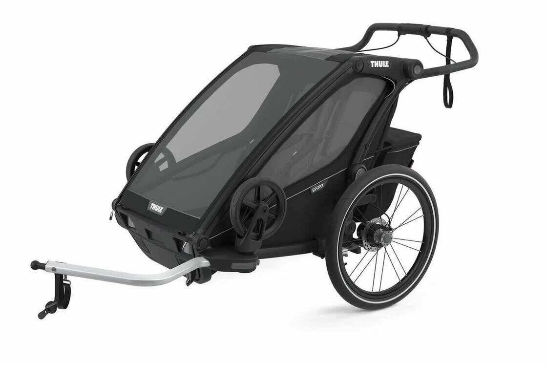 Przyczepka rowerowa dla dziecka THULE Chariot Sport 2 Spectra Yellow