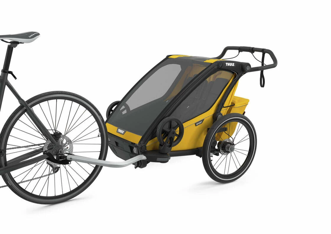 Przyczepka rowerowa dla dziecka THULE Chariot Sport 2 Midnight Black