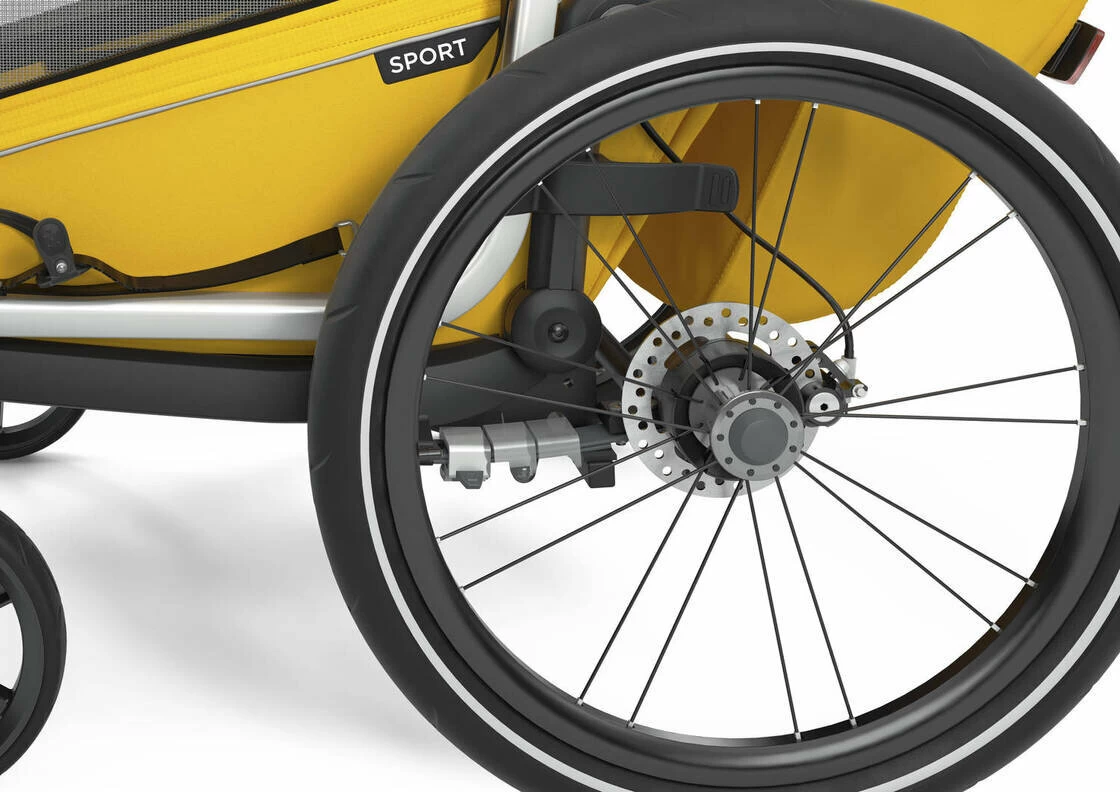 Przyczepka rowerowa dla dziecka THULE Chariot Sport 2 Midnight Black