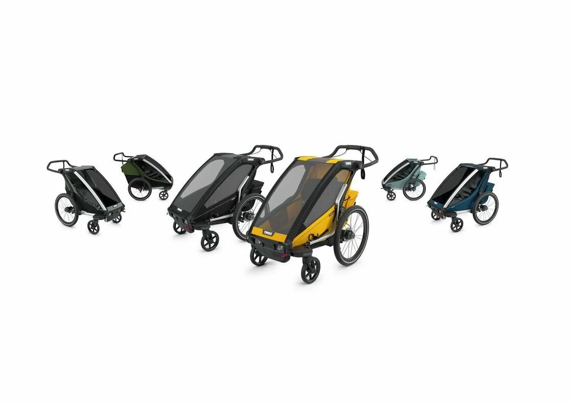 Przyczepka rowerowa dla dziecka THULE Chariot Sport 2 Midnight Black