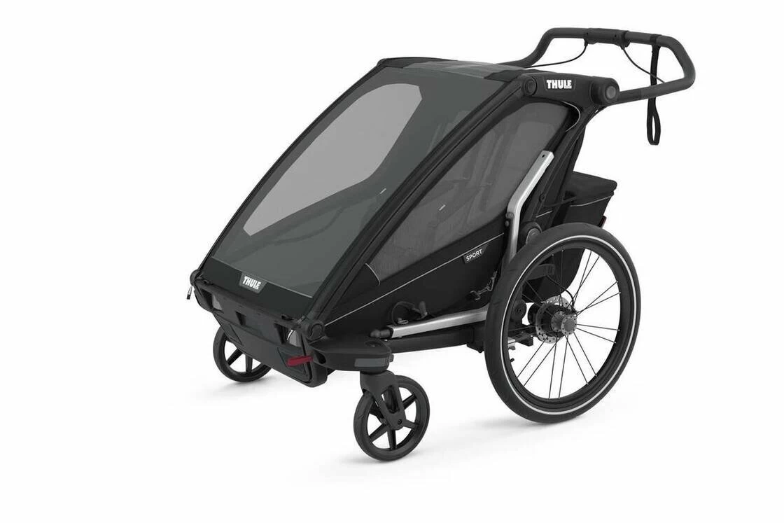 Przyczepka rowerowa dla dziecka THULE Chariot Sport 2 Midnight Black