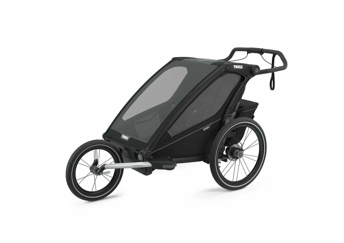 Przyczepka rowerowa dla dziecka THULE Chariot Sport 2 Midnight Black
