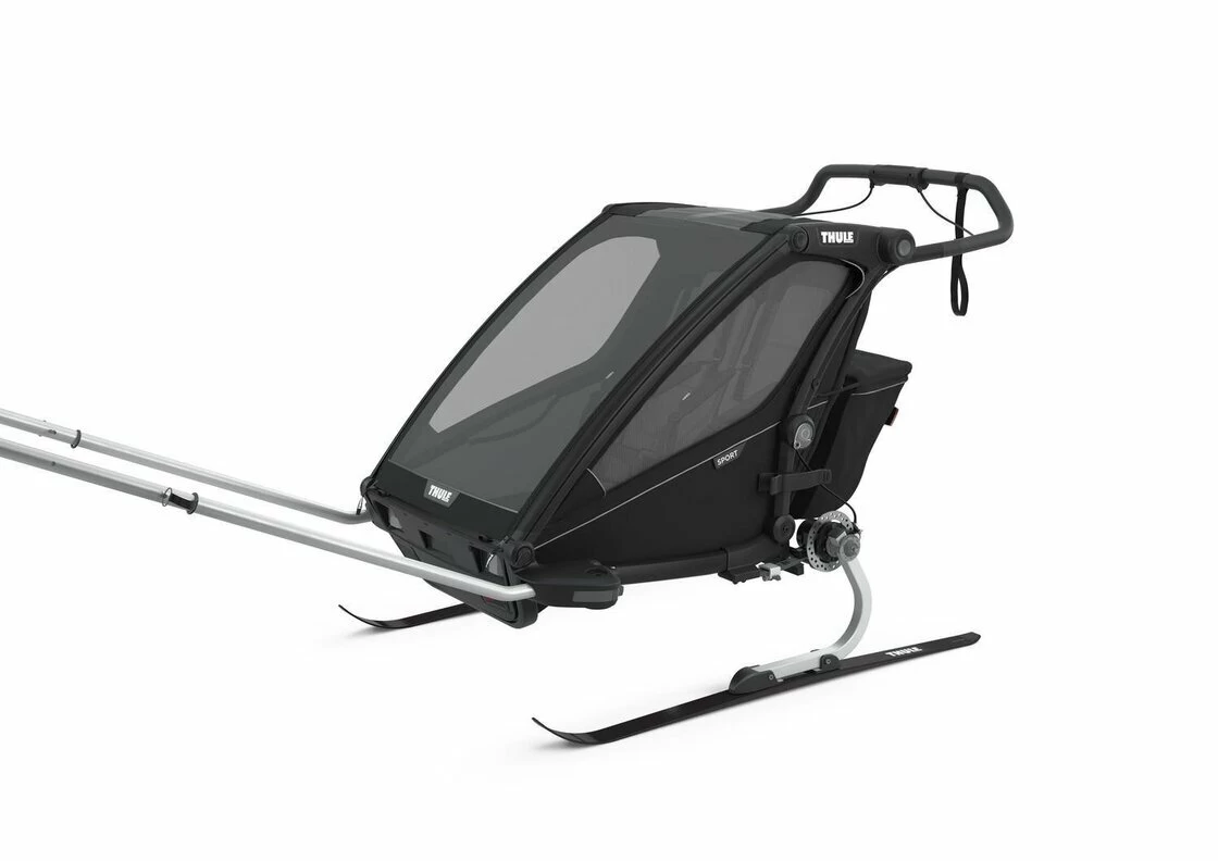 Przyczepka rowerowa dla dziecka THULE Chariot Sport 2 Midnight Black