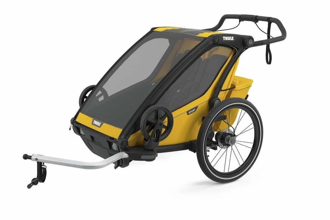 Przyczepka rowerowa dla dziecka THULE Chariot Sport 2 Spectra Yellow