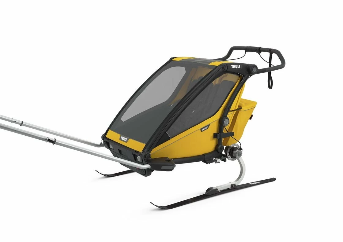 Przyczepka rowerowa dla dziecka THULE Chariot Sport 2 Spectra Yellow