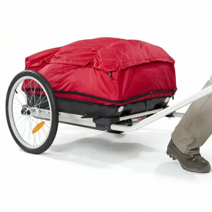 Przyczepka rowerowa Nordic Cab Bike Stroll Cab (2-w-1) czerwony