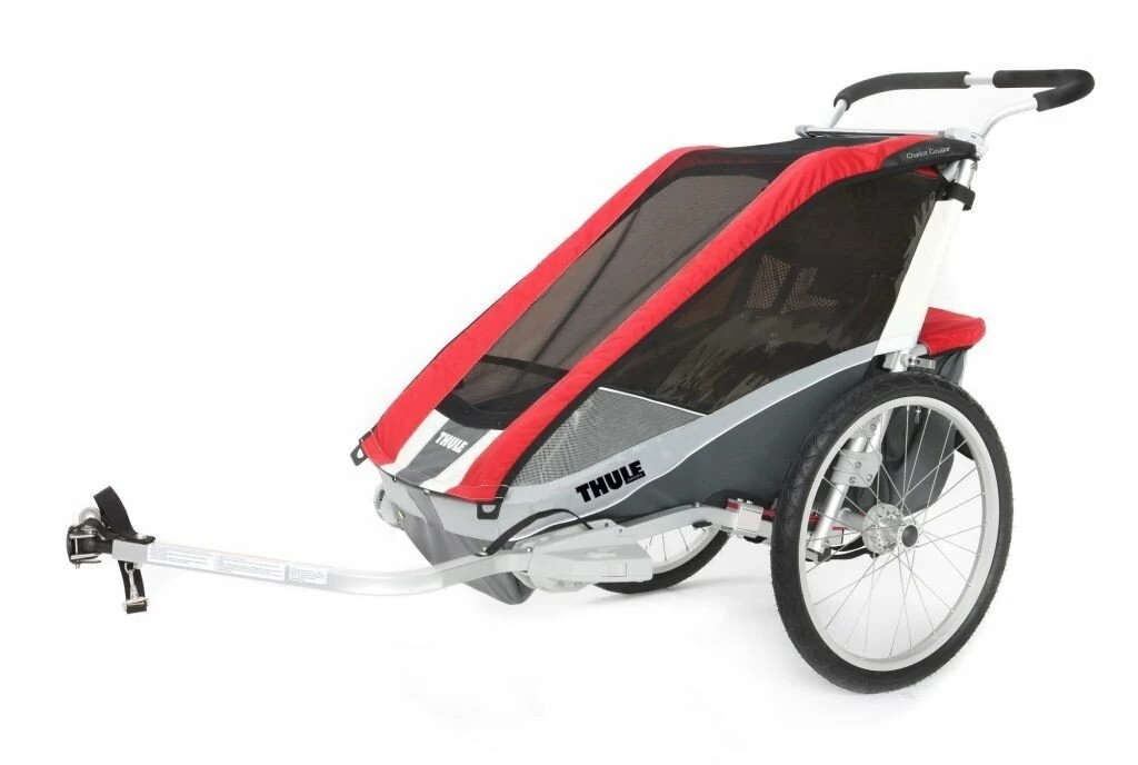 Przyczepka rowerowa Thule Chariot Cougar 1 czerwony + CTS rower