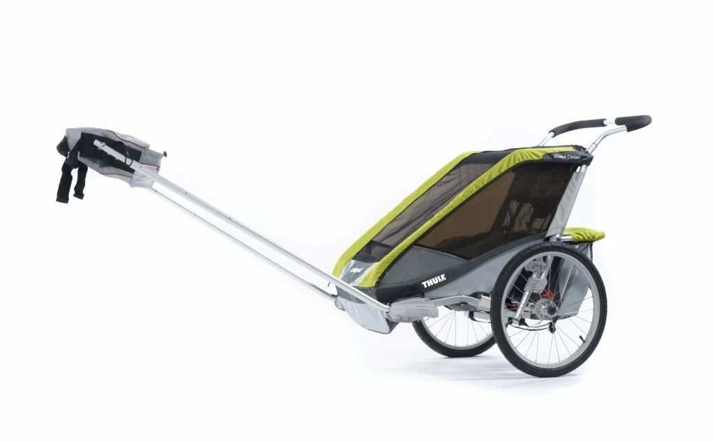 Przyczepka rowerowa Thule Chariot Cougar 2 zielony + CTS rower