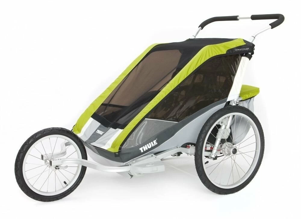 Przyczepka rowerowa Thule Chariot Cougar 2 zielony + CTS rower