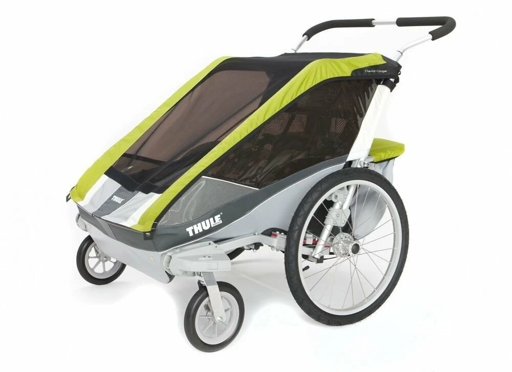 Przyczepka rowerowa Thule Chariot Cougar 2 zielony + CTS rower