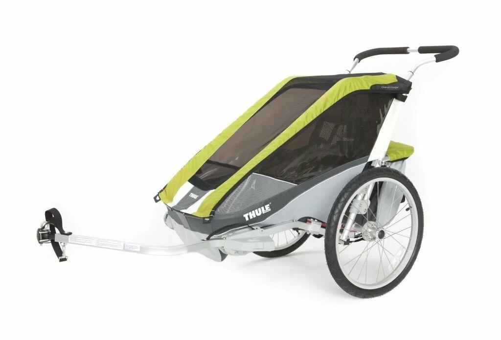 Przyczepka rowerowa Thule Chariot Cougar 2 zielony + CTS rower