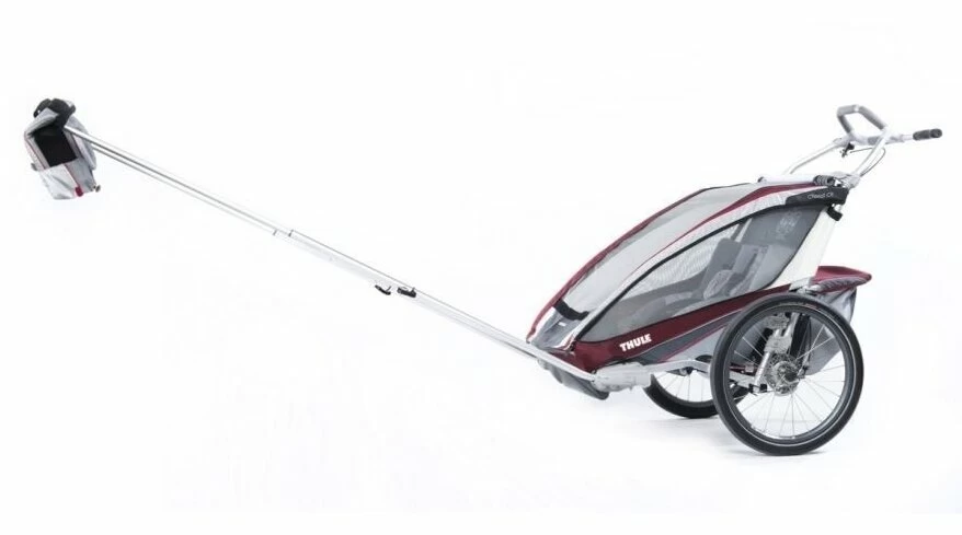 Przyczepka rowerowa Thule Chariot CX2 czerwona + CTS rower