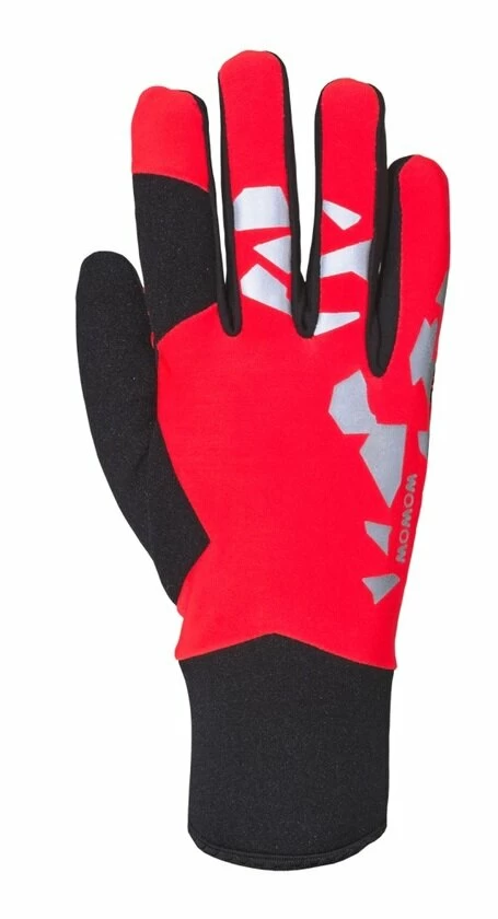 Rękawiczki rowerowe WOWOW Raceviz Thunder Red XXL