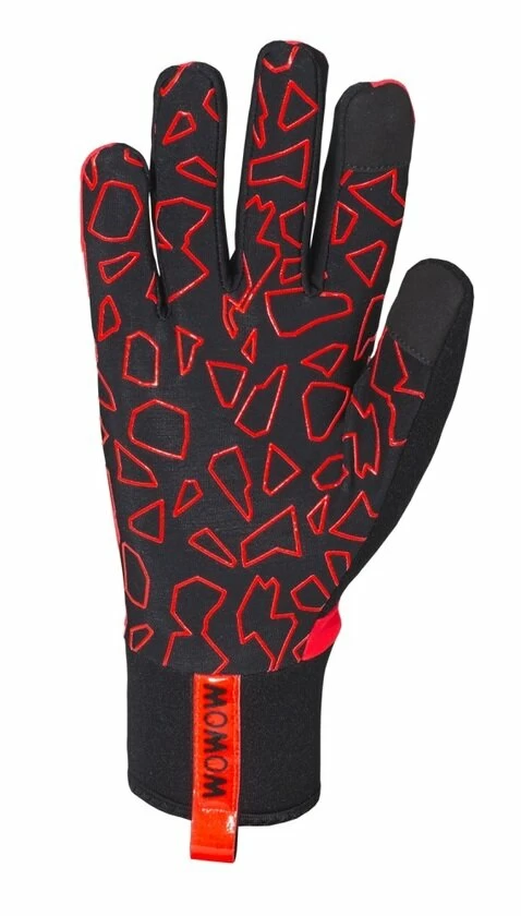 Rękawiczki rowerowe WOWOW Raceviz Thunder Red XXL