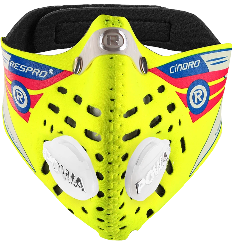 Respro Cinqro maska antysmogowa - żółta