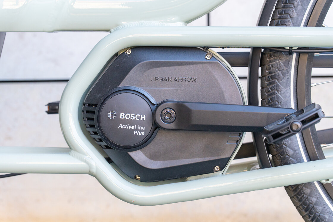 Rower Cargo elektryczny Urban Arrow Family Active Plus Connect  Zielony