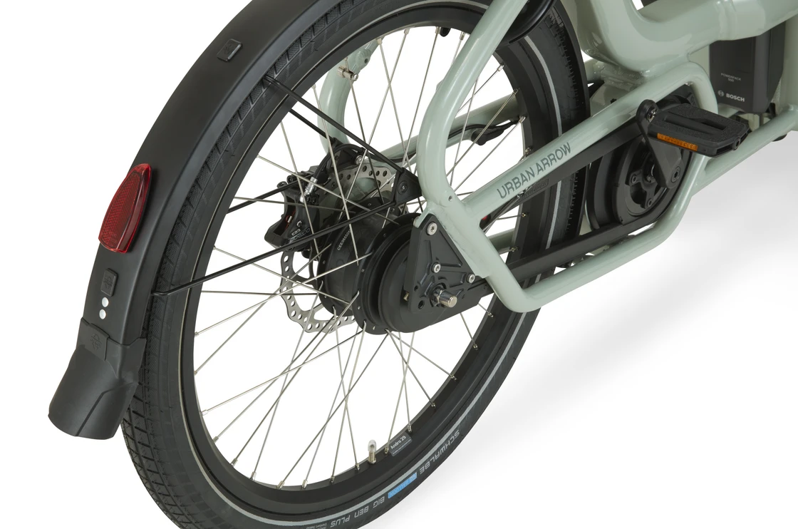 Rower Cargo elektryczny Urban Arrow Family Performance Line Essential Connect  Zielony