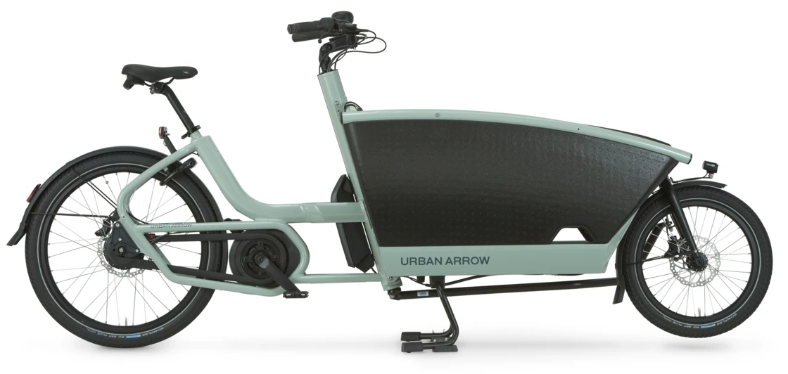 Rower Cargo elektryczny Urban Arrow Family Performance Line Essential Connect  Zielony