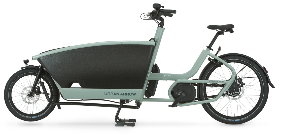 Rower Cargo elektryczny Urban Arrow Family Performance Line Essential Connect  Zielony