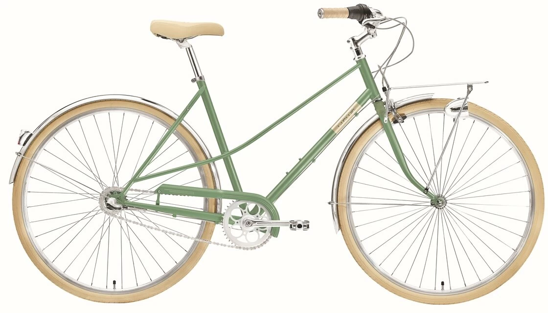 Rower Creme CafeRacer Uno 3S Olive Green 52