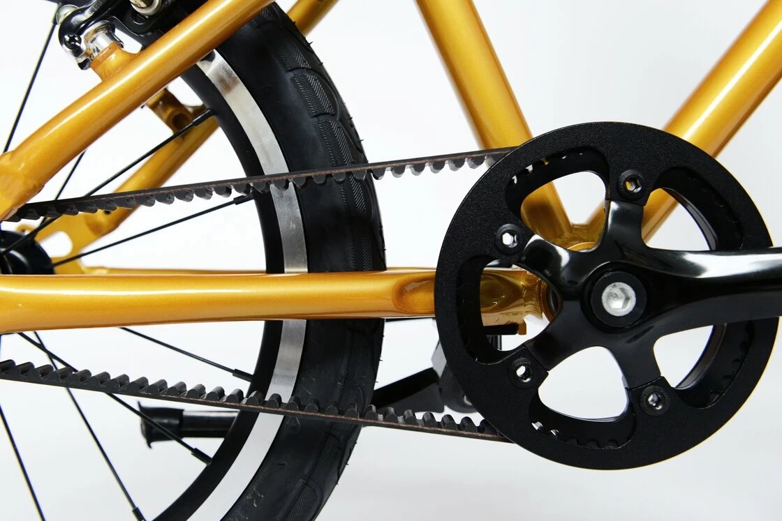Rower dla dzieci Bungi Bungi Lite 16" na pasku zębatym Pineapple Yellow