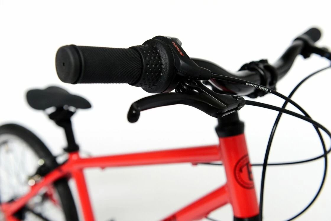 Rower dla dzieci Bungi Bungi Lite 24" Nexus 3 na pasku zębatym Strawberry Red