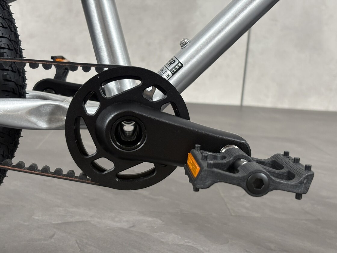 Rower dziecięcy na pasku Early Rider Belter 14” Brushed Aluminium