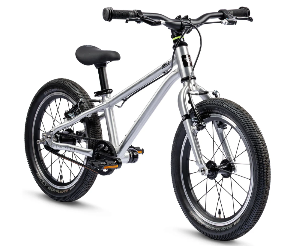 Rower dziecięcy na pasku Early Rider Belter 16” AUTO Srebrny