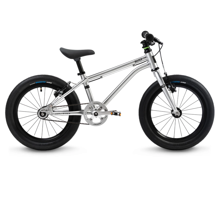 Rower dziecięcy na pasku Early Rider Belter 16” Urban Srebrny