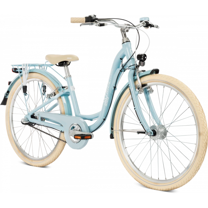 Rower dziecięcy Puky Skyride 24-3 City Alu Light Retro Blue