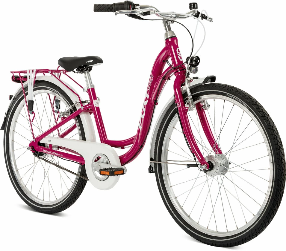 Rower dziecięcy Puky Skyride 24-7 Alu light Berry