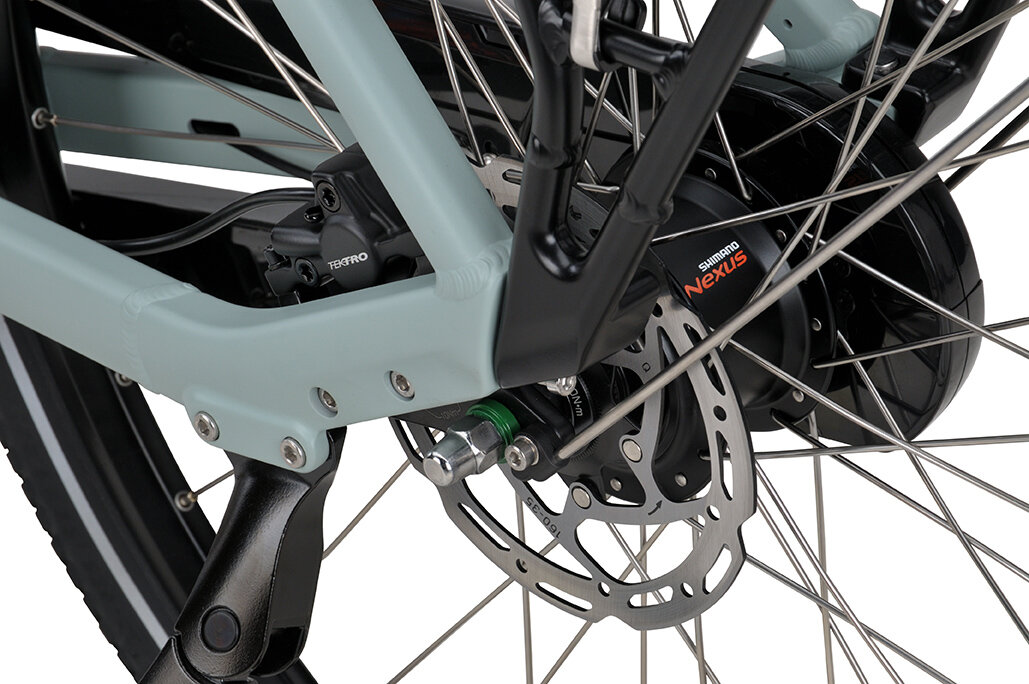 Rower elektryczny Batavus Altura E-go Bosch SMART Grey Turquoise Mat