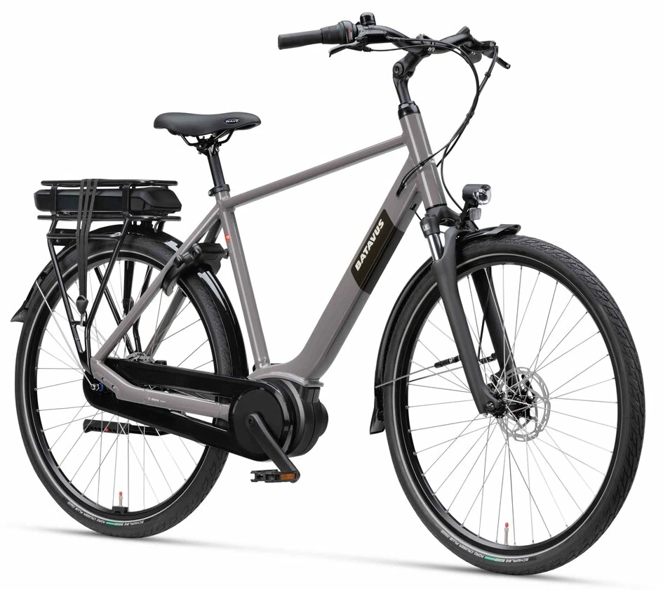 Rower elektryczny Batavus Altura E-go Bosch SMART Męski Grijs Metallic