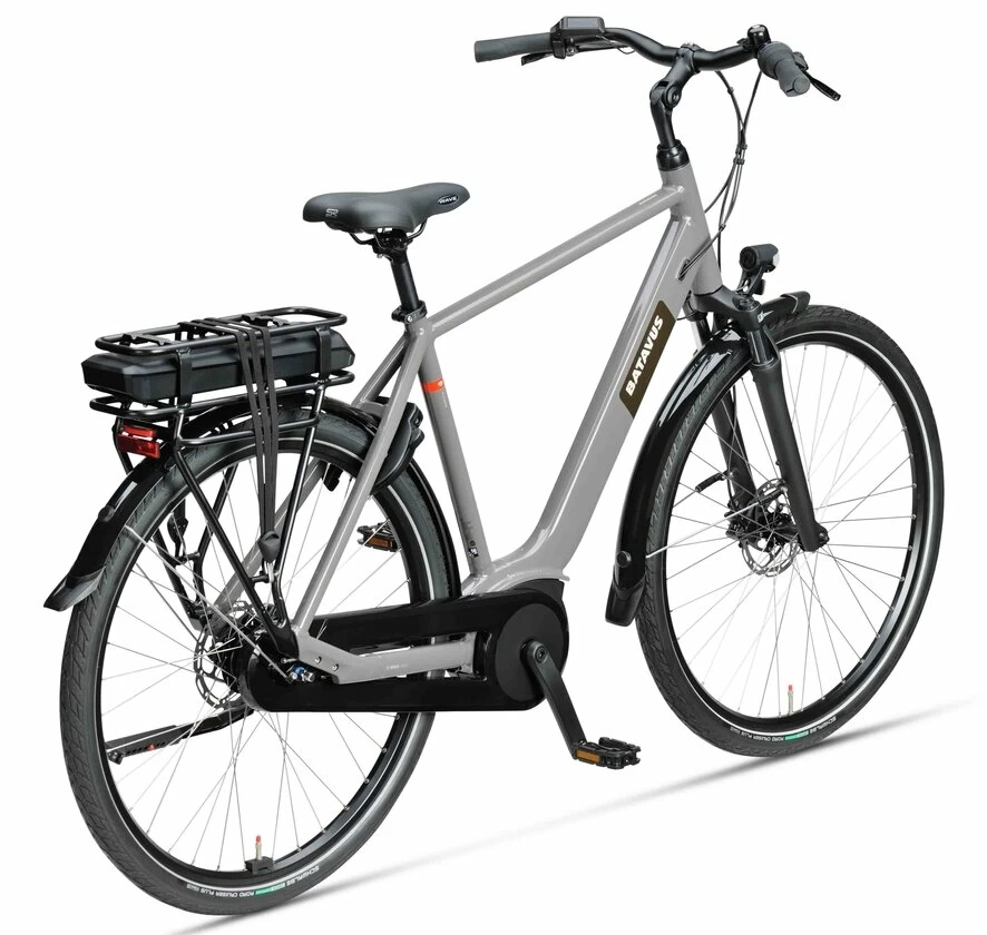 Rower elektryczny Batavus Altura E-go Bosch SMART Męski Grijs Metallic