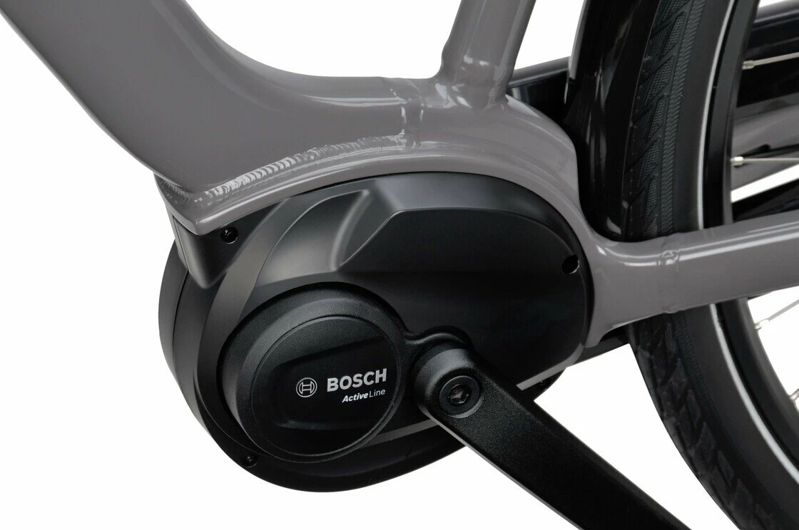Rower elektryczny Batavus Altura E-go Bosch SMART Męski Grijs Metallic