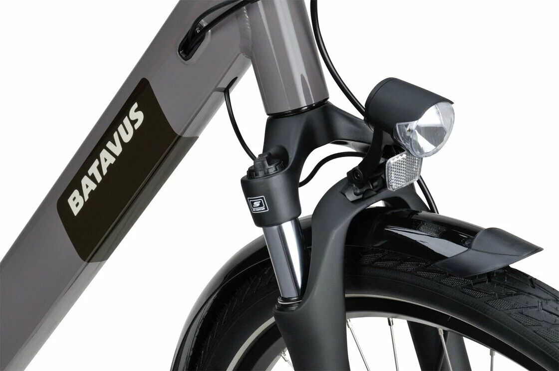 Rower elektryczny Batavus Altura E-go Bosch SMART Męski Grijs Metallic