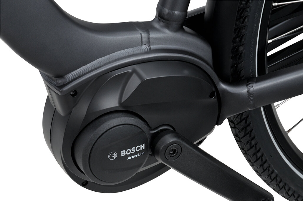 Rower elektryczny Batavus Altura E-go Bosch SMART Smoking Black Mat