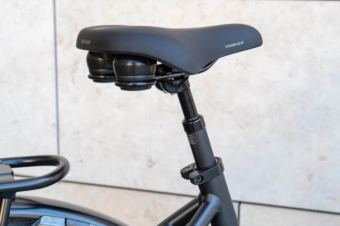 Rower elektryczny Batavus Finez PT Bosch Unisex Volcano Black Mat