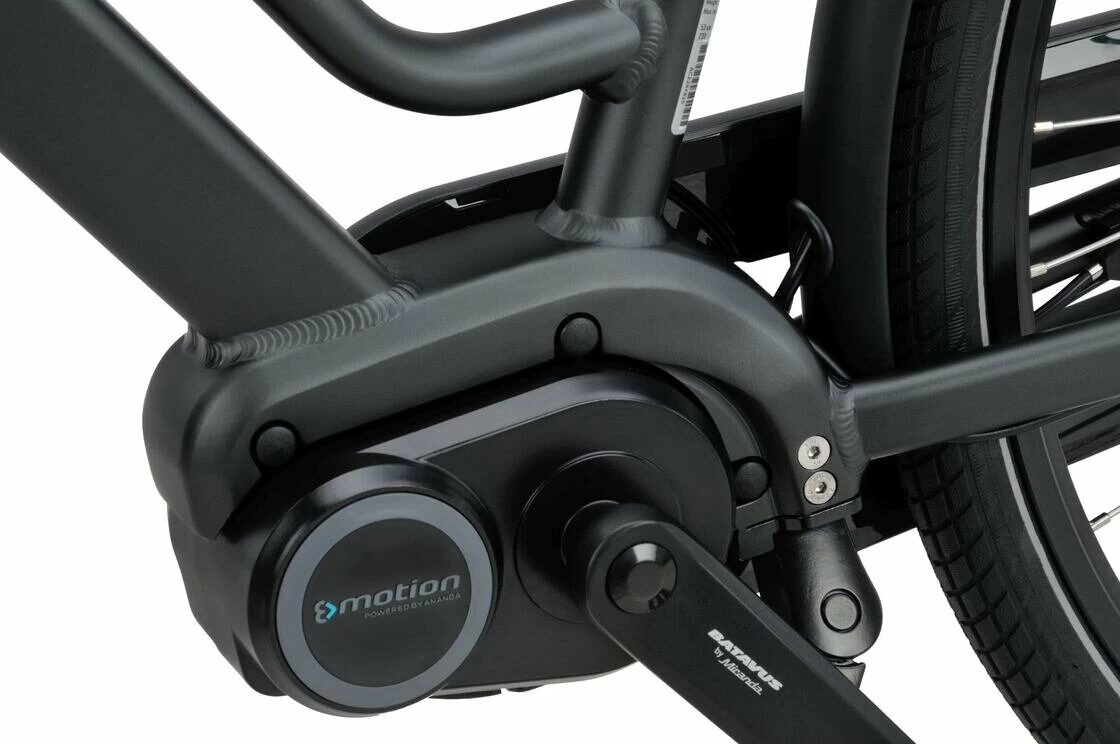 Rower elektryczny Batavus Fonk E-go Plus (silnik centralny) Damski Czarny Mat