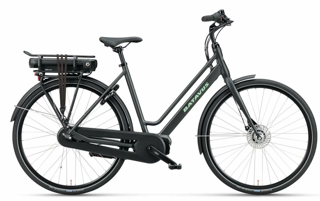 Rower elektryczny Batavus Fonk E-go Plus (silnik centralny) Damski Czarny Mat