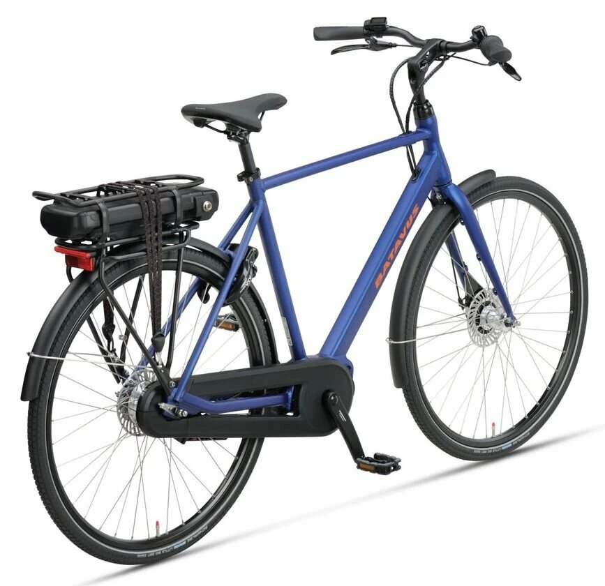 Rower elektryczny Batavus Fonk E-go Plus (silnik centralny) Męski Niebieski Mat