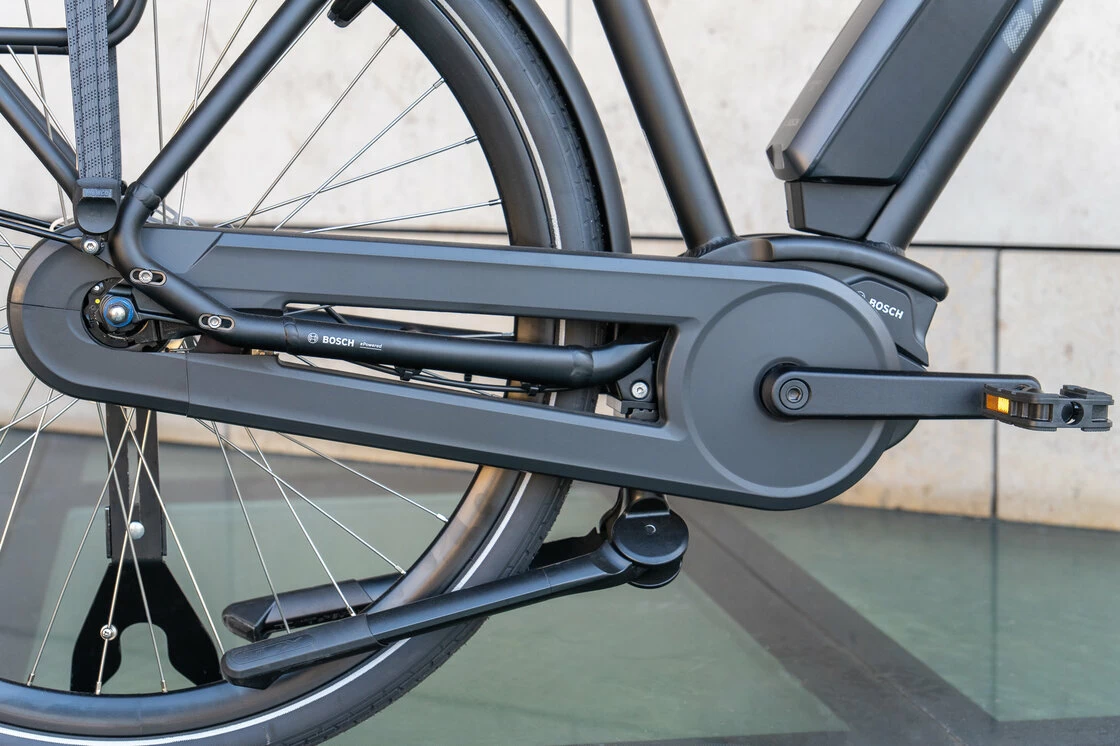 Rower elektryczny Batavus Quip Extra Cargo Bosch Męski Black Mat